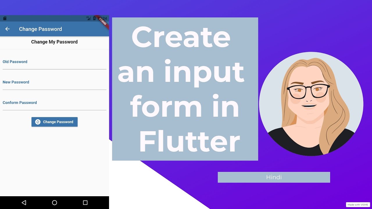 Create an input form in Flutter - YouTube
