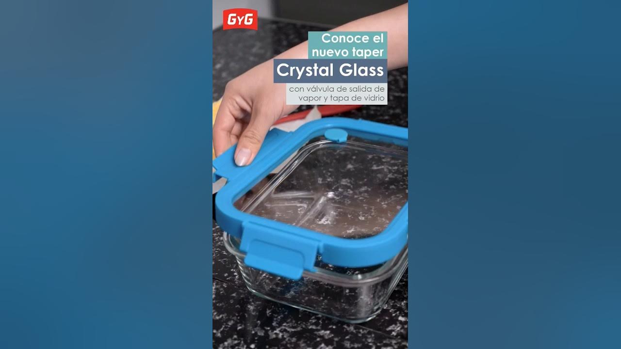 TAPER CRYSTAL GLASS RECTANGULAR CON FUNDA Y VÁLVULA 350 ML