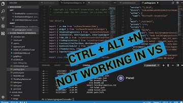 How to fix (ctrl+alt+n) not working in visual studio code-100% fix working