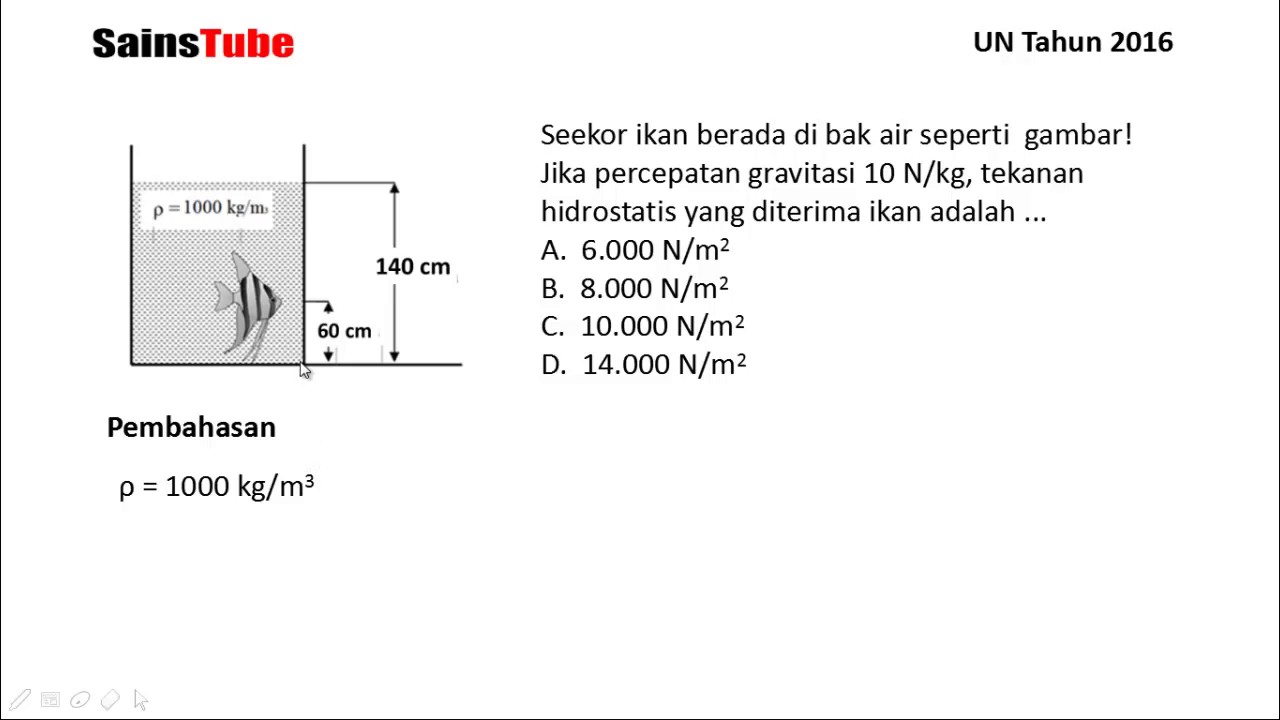 Soal Dan Pembahasan Kls 8 Ipa Ttg Tekanan Hidrostatis