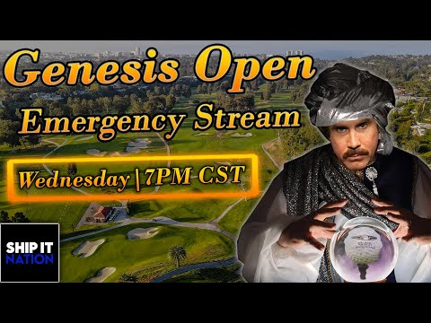 Genesis Open | Emergency Stream | PGA DFS | DraftKings Strategy | Ship It Nation