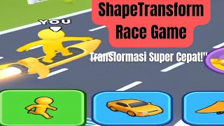 Shape Transform Race Game - Race Super Speed & Transformasi! screenshot 2