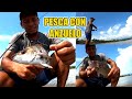 pesca con anzuelo y CAMARON