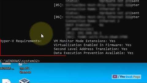 Check if your Windows 11  PC supports Hyper-V or not