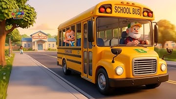 The Wheels on the Bus 🚌 Animal Sounds Song! Farm Friends Go to the Doctor