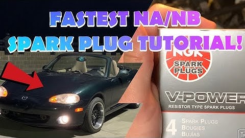 The FASTEST NA/NB Miata Spark Plug Change Tutorial On YouTube!! (ALL THE IMPORTANT SPECS)