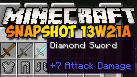 Minecraft Snapshot 13w21a - HORSE INVENTORIES & ITEM ATTRIBUTES! (HD)