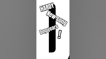NEW Song dog years HARDY