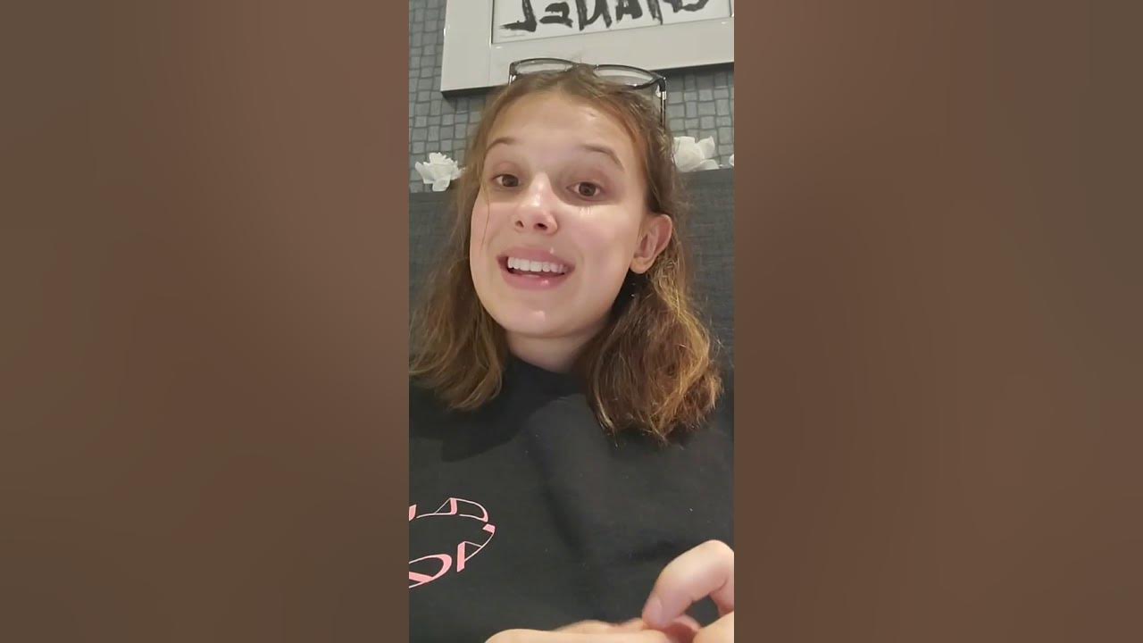 Millie Bobby Brown - Instagram Livestream 07-11-2019 