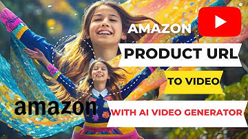 AI video generator transforms Amazon product URL into a video || Convert any product URLs into video
