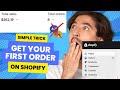 Get your first order on shopify dropshipping for beginners