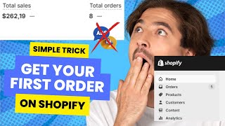 Get your first order on shopify dropshipping for beginners