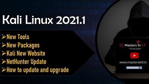 How to update and upgrade kali linux 2020 to 2021.1 | Kali linux new update 2021.1 in Hindi
