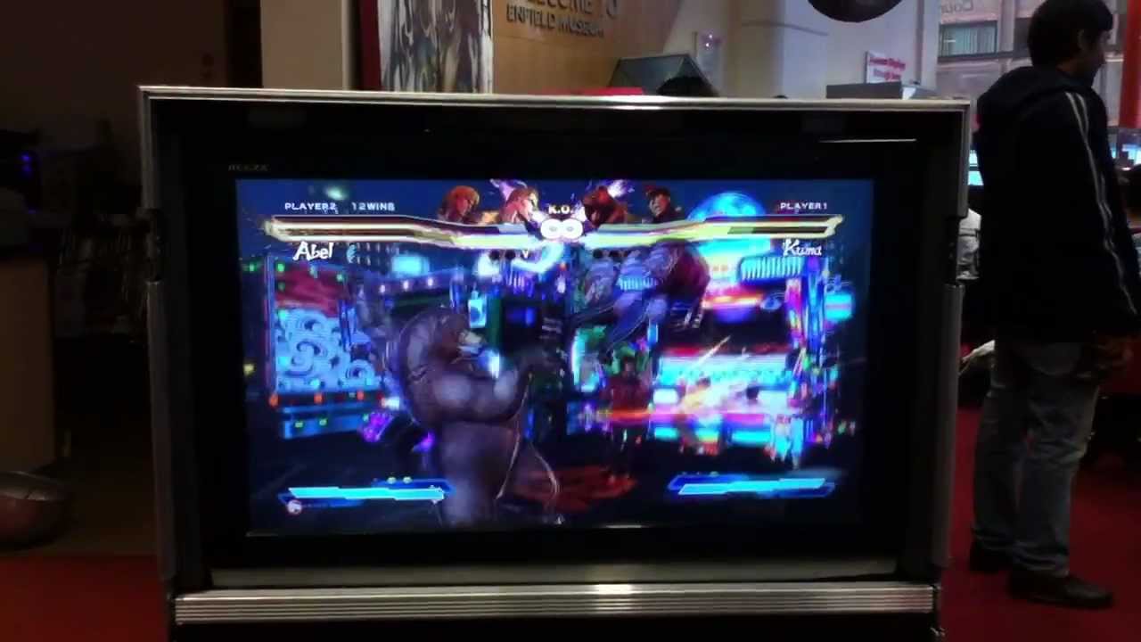 Street Fighter X Tekken GAMEPLAY - (Ken/Abel vs Bison/Kuma) - Shadowloo Showdown London