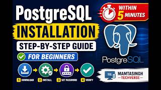 PostgreSQL Installation Step-By-Step Guide for Beginners within 5 minutes