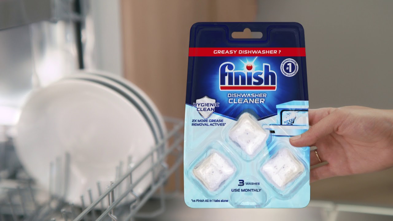 Finish In Wash dishwasher cleaner helps clean your dishwasher while it