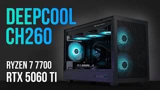 Deepcool Ch260 Compact Matx Gaming Build With Ryzen 7 7700 & Rtx 5060 Ti