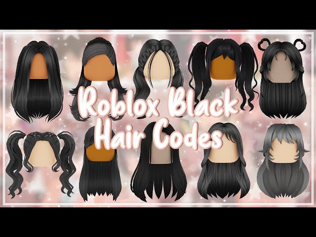 Black Hair - Roblox