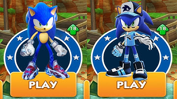 Sonic Dash - Slugger Sonic vs Boscage Maze Sonic vs All Bosses Zazz Eggman Gameplay Android