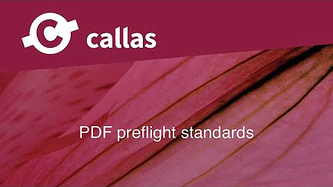 PDF preflight standards