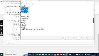 Unpacking and Update in Tuple