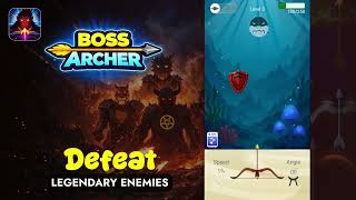 Shark Boss won’t let you breathe 🦈💀 Can you beat it? #BossArcher #BossArcherGamePlay #ShutterGames screenshot 3
