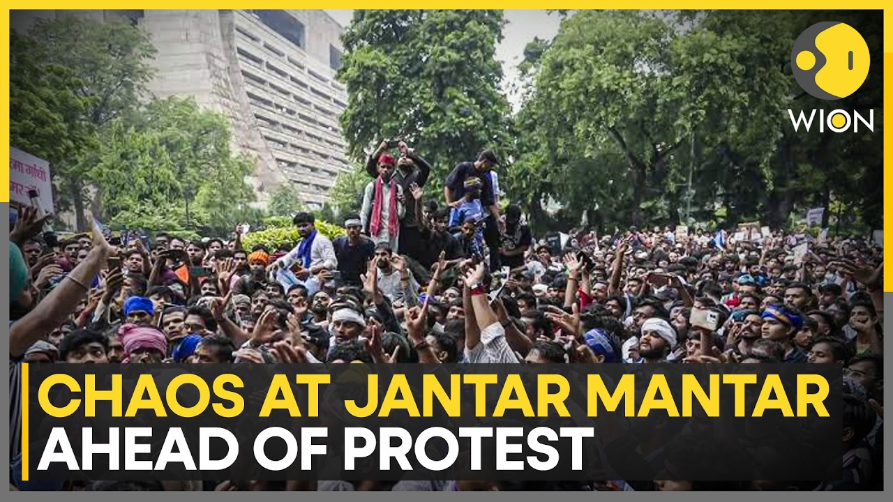 Cockroach Janta Party Protest: Protesters Clash with Police During March to Parliament | WION Cockroach Janta Party Protest: Protesters Clash with Police During March to Parliament | WION