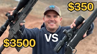 Cheap vs High-End Rifles: I'm surprised by how they compare.