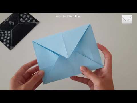 Yapıştırıcısız Mektup Zarfı Yapımı  ❤ \\ Origami Envelope Making 🤗\\ How To Make Envelope /  DIY