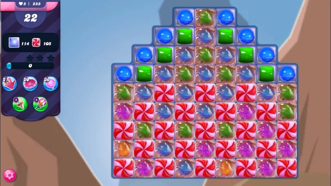 Candy Crush Saga Level 255 (NO BOOSTERS) - YouTube