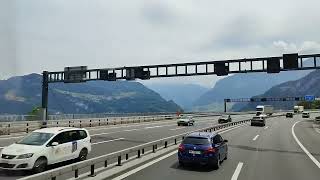 Дальнобой. Дороги в Швейцарии. Часть 1. #ДальнобойШвейцария