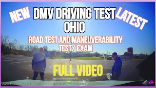 DMV DRIVING TEST ROAD AND MANEUVERABILITY EXAM FULL VIDEO BUTLER TECH OHIO