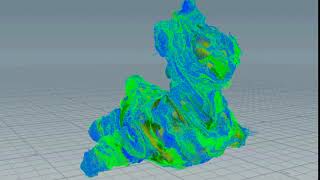 Houdini - Colored Curl Noise Flipbook