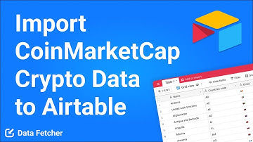 Import CoinMarketCap API Crypto Data to Airtable