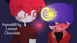 {La Lune Animation meme Countryhumans IndoMalay} (Read description before commenting ⬇️)