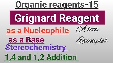 Grignard Reagent #Important Organic Reagent for CSIRNET # Gate #IITJAM #Neet