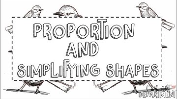 Proportion and simplifying shapes(Y9 bird project)