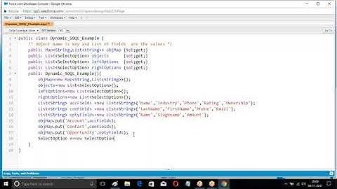 Dynamic Soql/SALESFORCE-DEVELOPMENT/VL INFOTECH