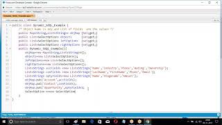 Dynamic Soql/SALESFORCE-DEVELOPMENT/VL INFOTECH