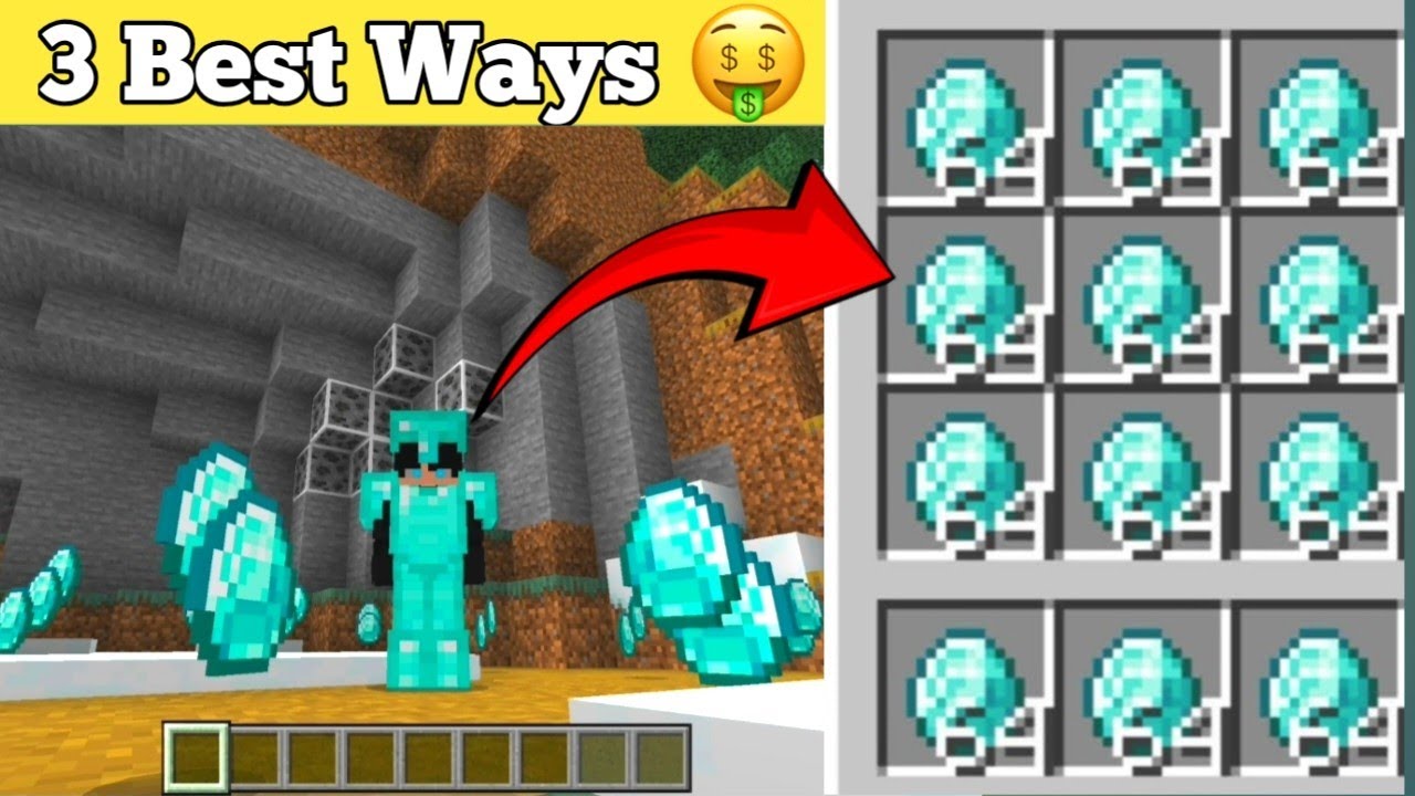 3 Ways To Get Diamonds Quickly 💎 | Minecraft Survival Guide - YouTube