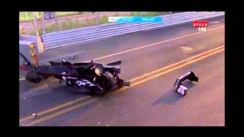 HUGE Formula E crash! Heidfield and Prost Jr !MUST SEE!