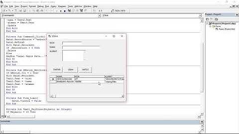 Tutorial Hapus Data Visual Basic 6.0