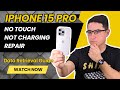 Iphone 15 pro with no touch its the usb type c chip how to motherboard repair tutorial