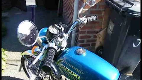 Yamaha ybr and Suzuki A100 walk around and start up