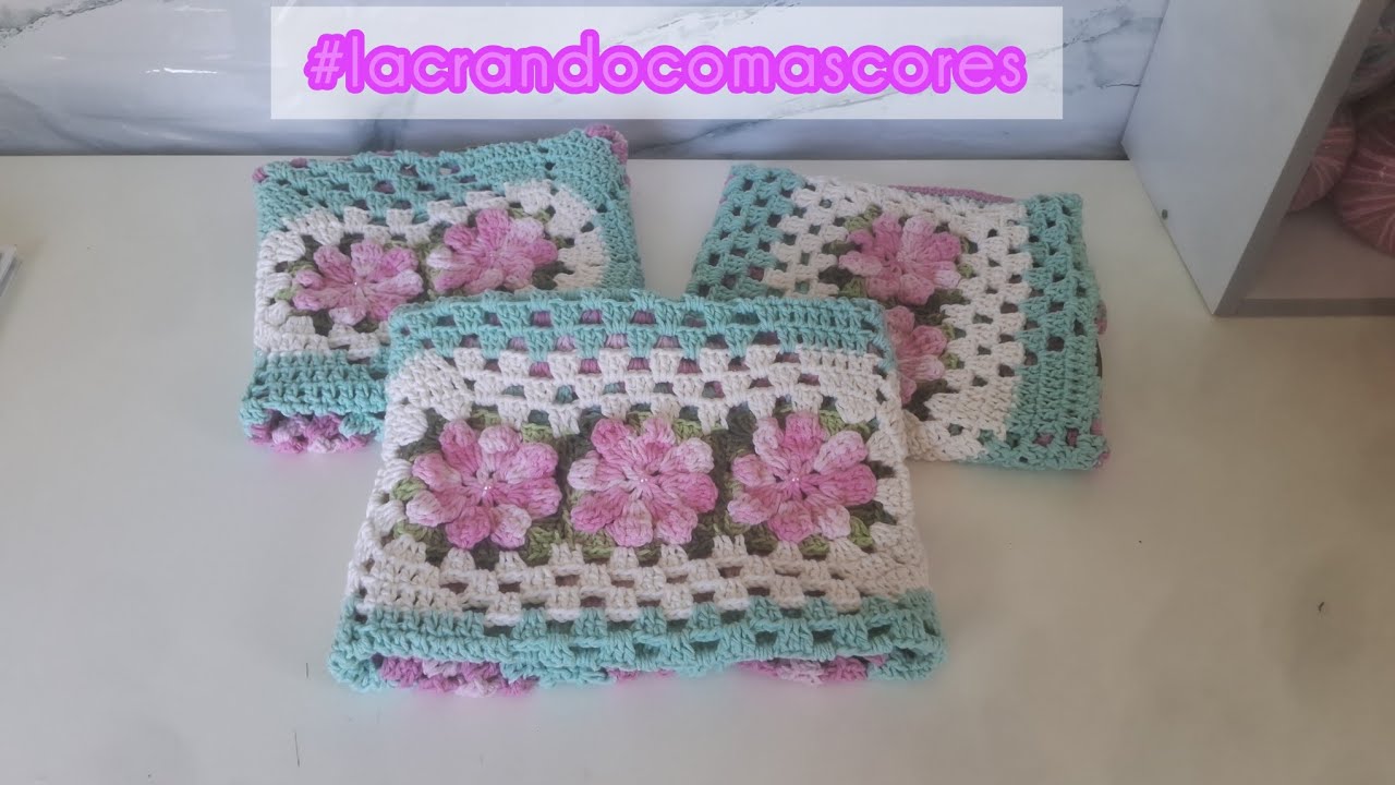 1° Vídeo da #lacrandocomascores 🎯 fiz um lindo jogo de banheiro 