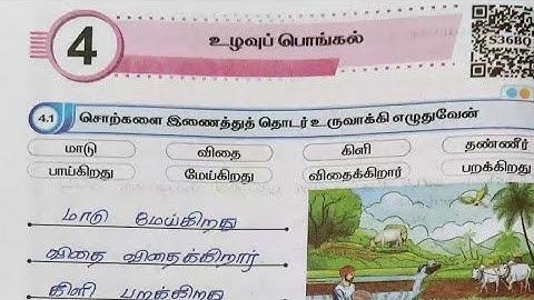 EE 5th std tamil term 2 unit 4 workbook answers | 5th std tamil workbook answers