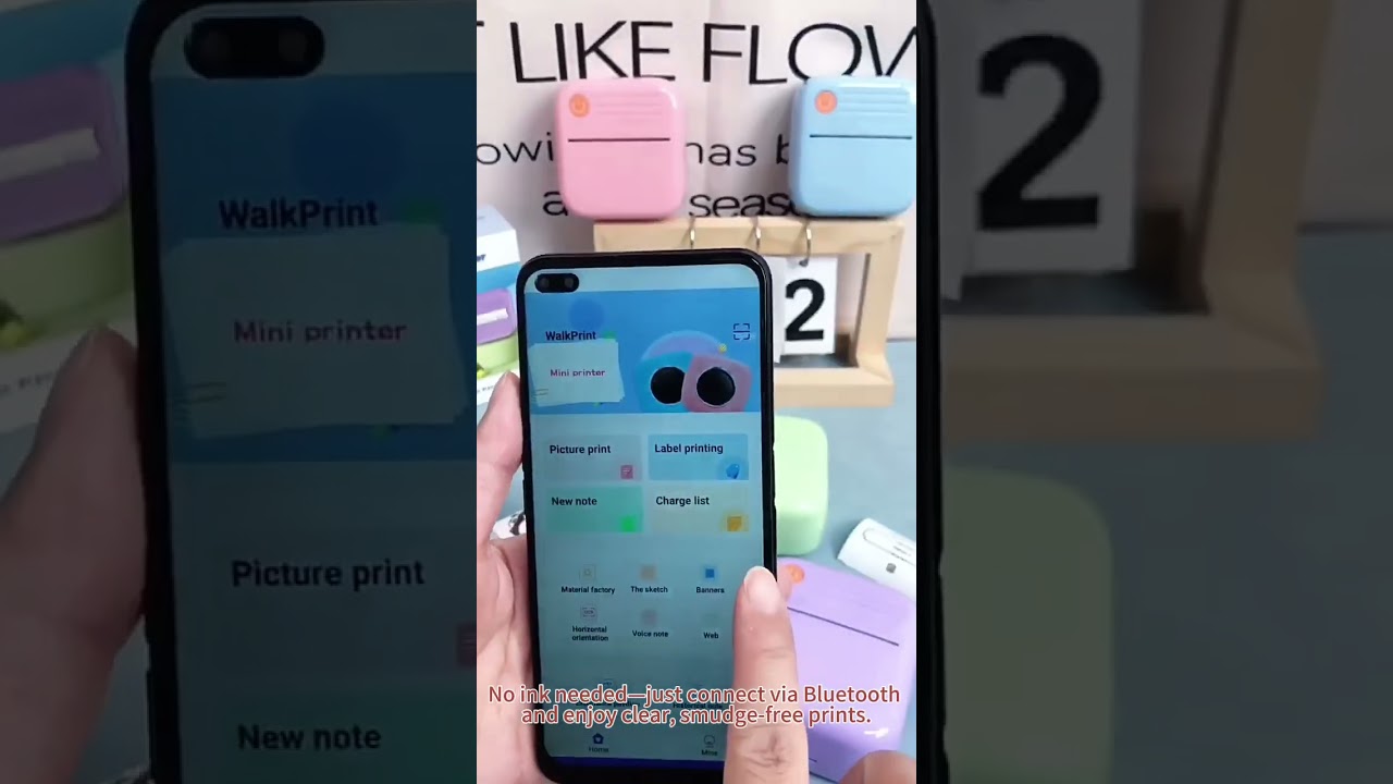 Printing Reimagined. No Ink. Just Bluetooth. 