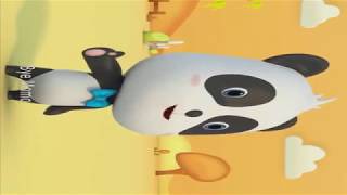 Baby Panda's Umbrella - Baby Kitten Looks for Shelter From Rain - Beast Baby and Kid Cartoon