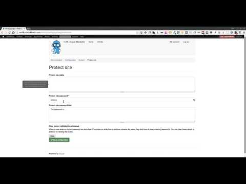 drupal protect site module