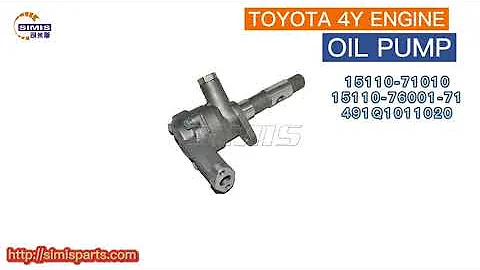 OIL PUMP TOYOTA 5-6F 4Y ENGINE AFTERMARKET PARTS 15110-76001-71 FOR FORKLIFT DIESEL ENGINE PARTS